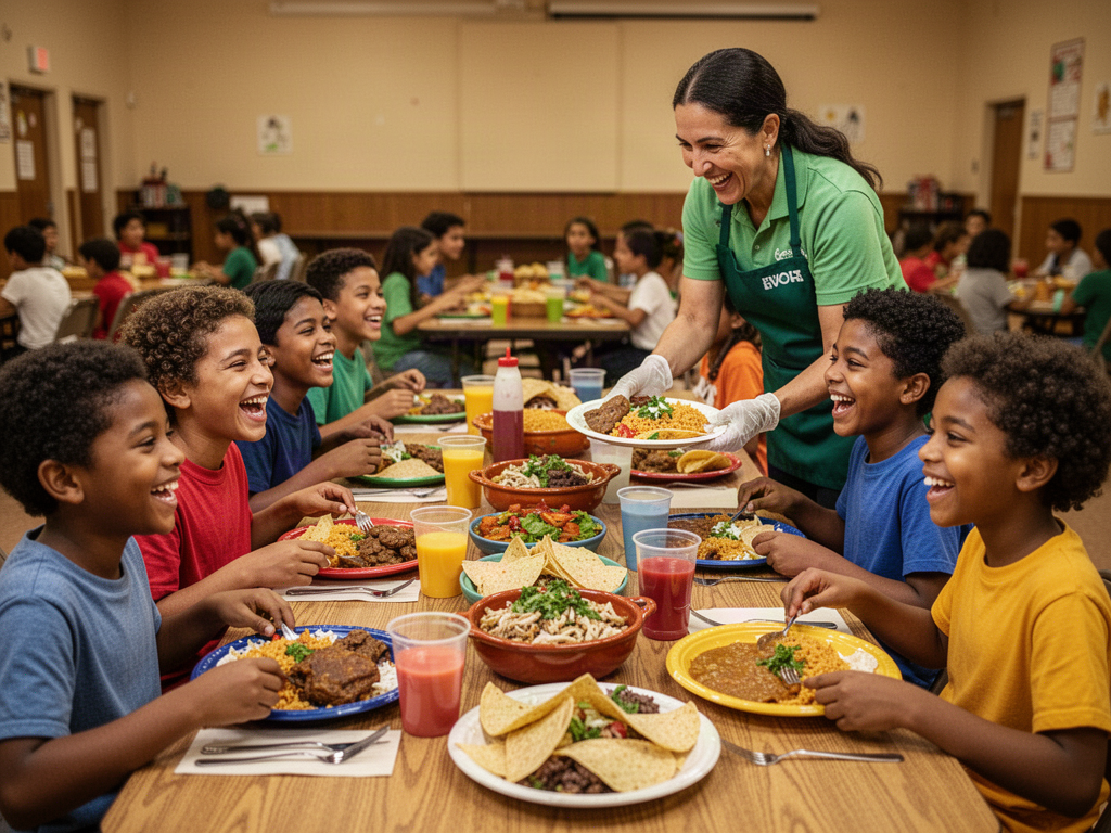 A shared meal prepared for community fellowship